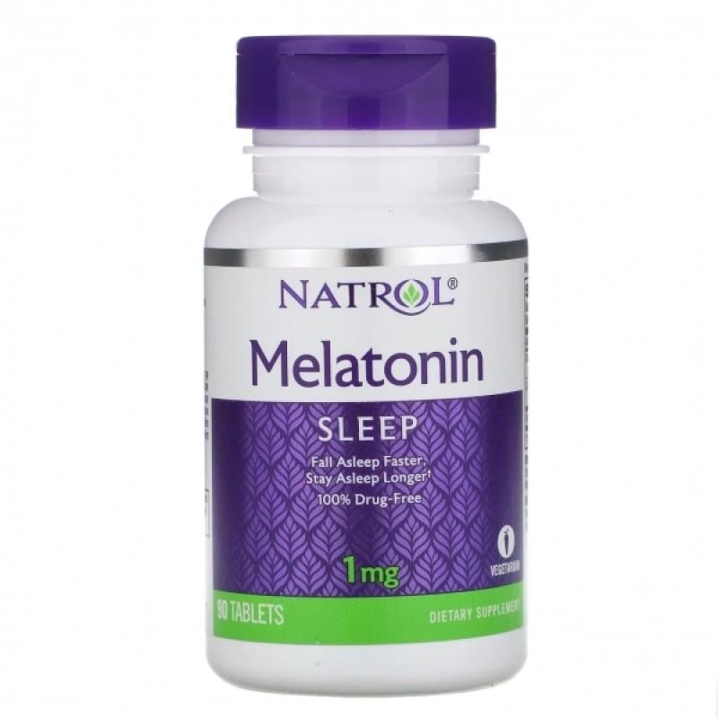 Мелатонін Natrol Melatonin 1 мг 90 таблеток (NTL-00465)