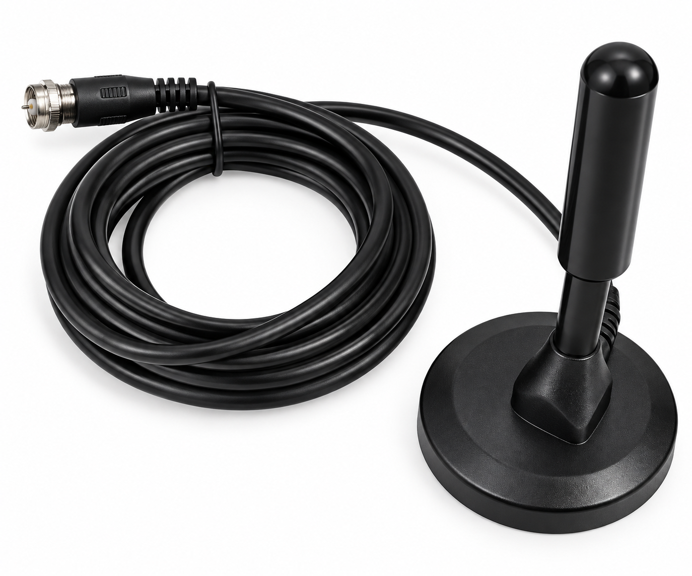 Антена телевізійна DAT-01 для цифрового телебачення DVB-T2 Black (3512058)