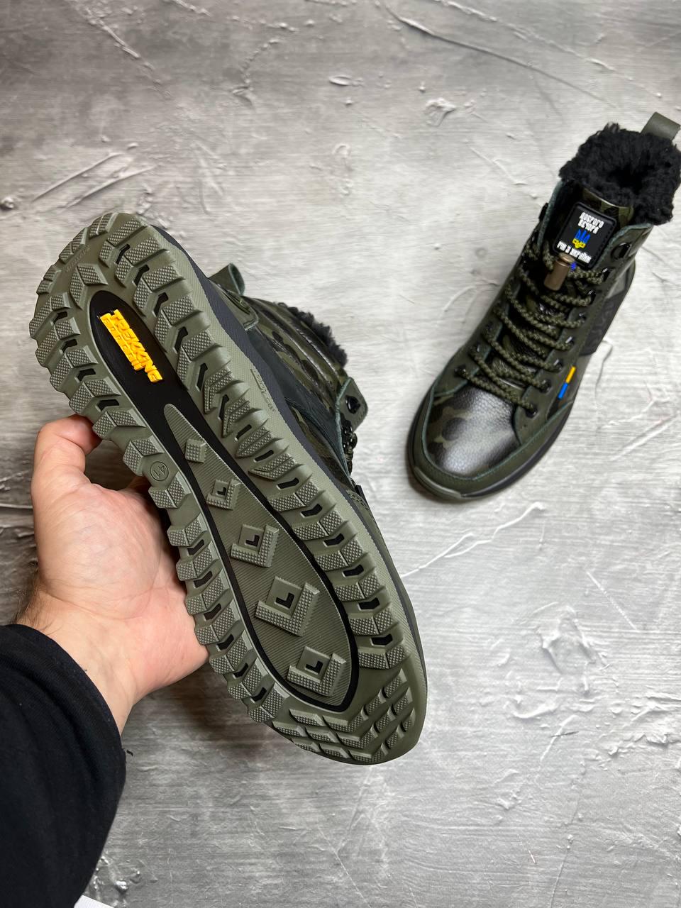 Берці зимові чоловічі з хутром та гербом р. 43 Мультикам - фото 6 Берці зимові чоловічі з хутром та гербом р. 43 Мультикам - фото 6