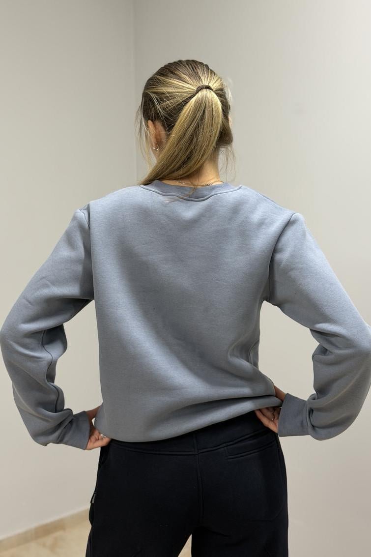 Світшот жіночий М116.4 з начосом XL Сірий (30665164) - фото 3 Світшот жіночий М116.4 з начосом XL Сірий (30665164) - фото 3