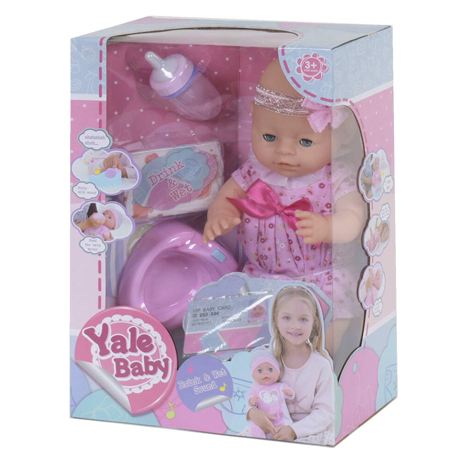 Пупс Yale Baby інтерактивний з горщиком (44246)