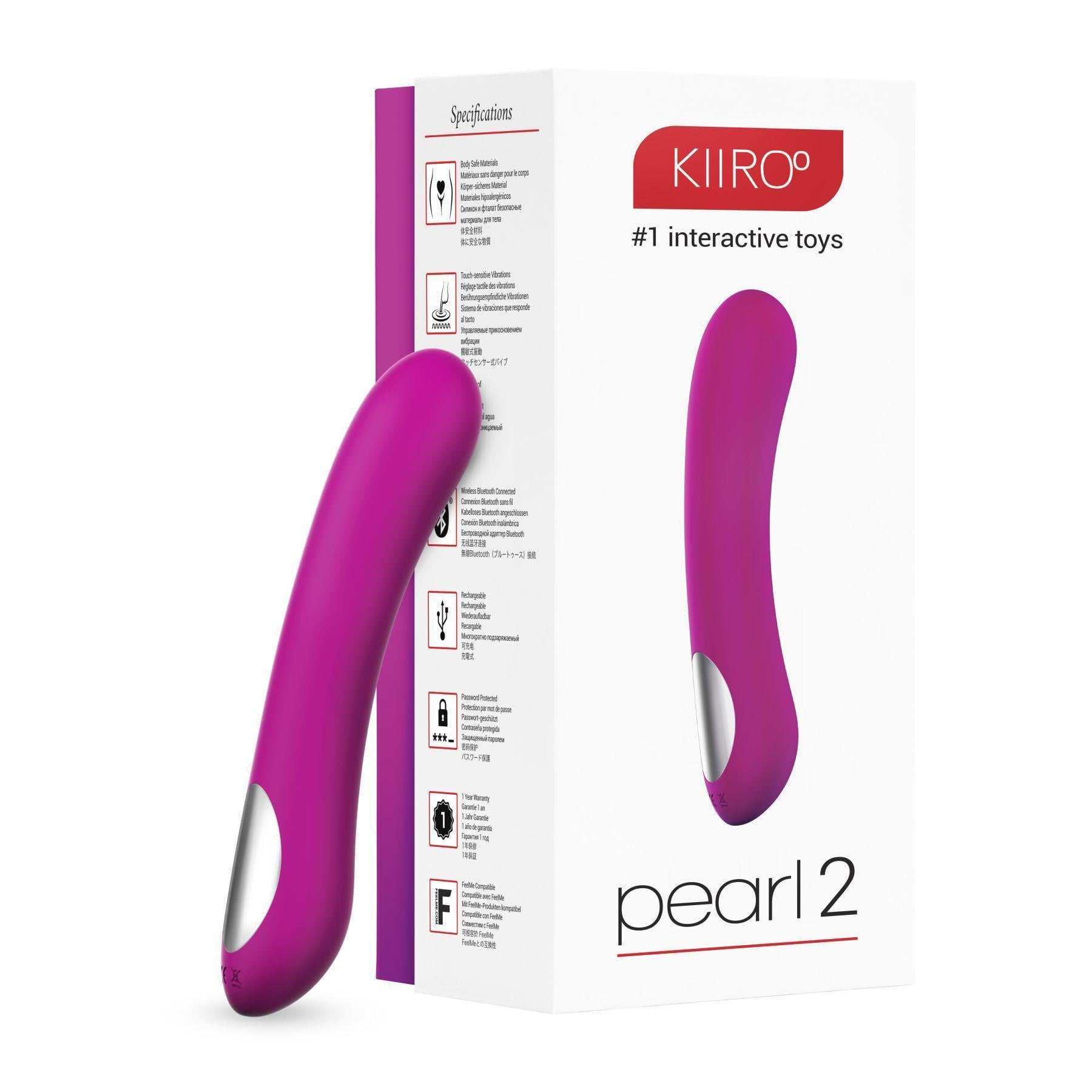 Вибростимулятор интерактивной точки G Kiiroo Pearl 2 Purple (SO2904) Вибростимулятор интерактивной точки G Kiiroo Pearl 2 Purple (SO2904)