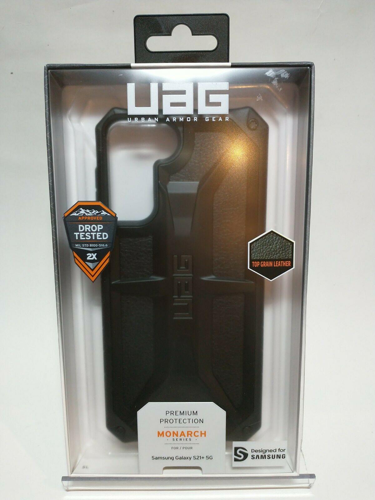 Чехол милитари противоударный UAG Monarch для Samsung Galaxy S21 Plus 6.7" Black - фото 9