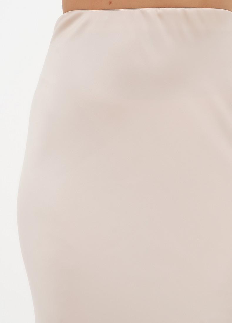 Юбка женская р. 44 Бежевый (275882-44) - фото 4 Юбка женская р. 44 Бежевый (275882-44) - фото 4