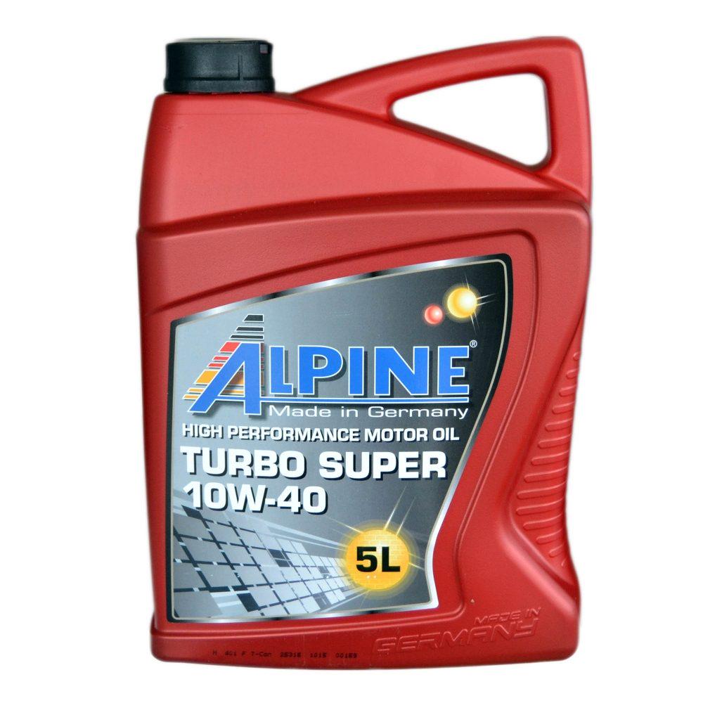 Моторне мастило автомобільне Alpine Turbo Super 10W-40 5 л (23476)