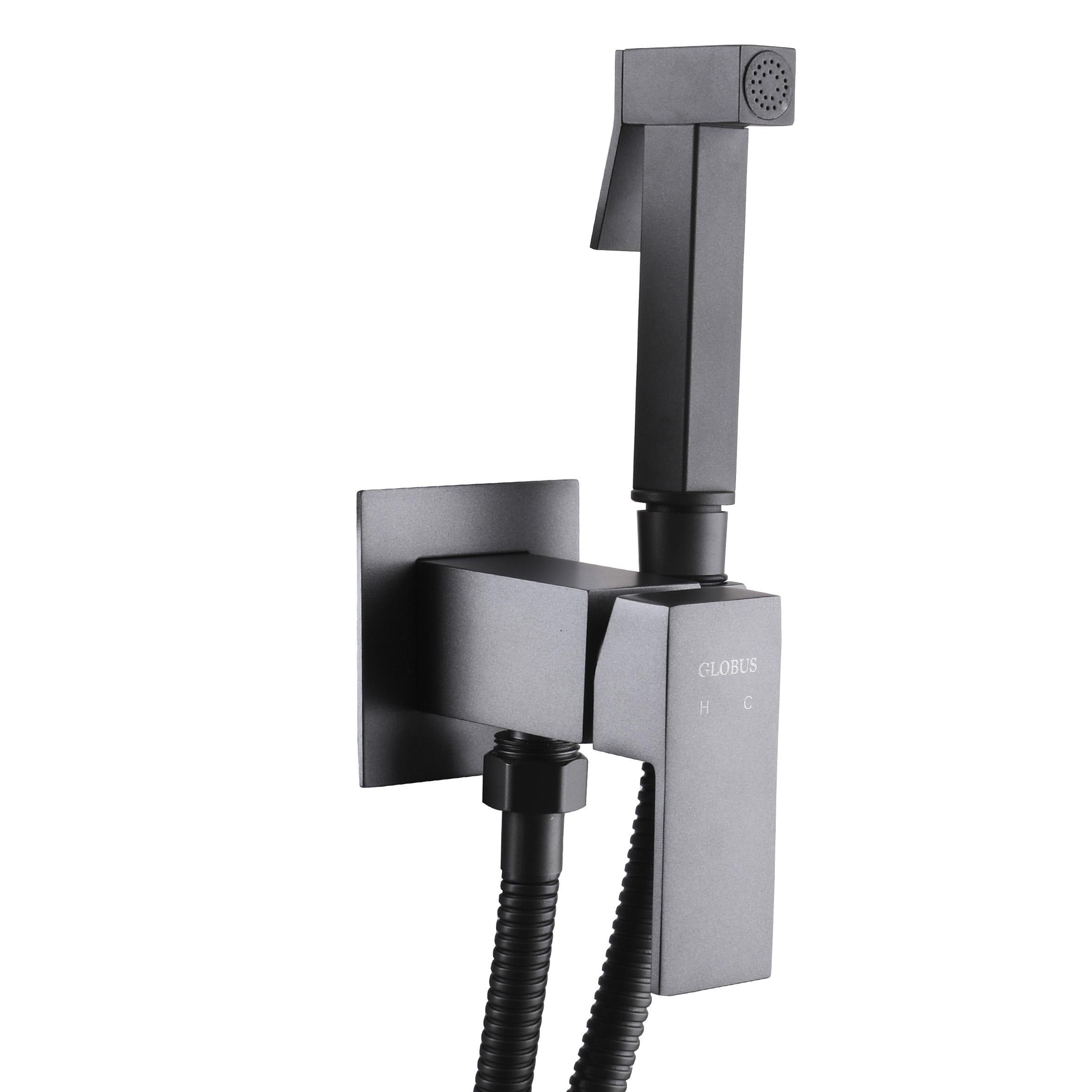 Смеситель гигиенический Globus Lux Milano GLM-0-106MIX-Graphite (000023324)