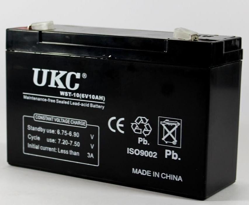Аккумулятор UKC Battery WST-10 6V 10 A (1228101095) - фото 3 Аккумулятор UKC Battery WST-10 6V 10 A (1228101095) - фото 3