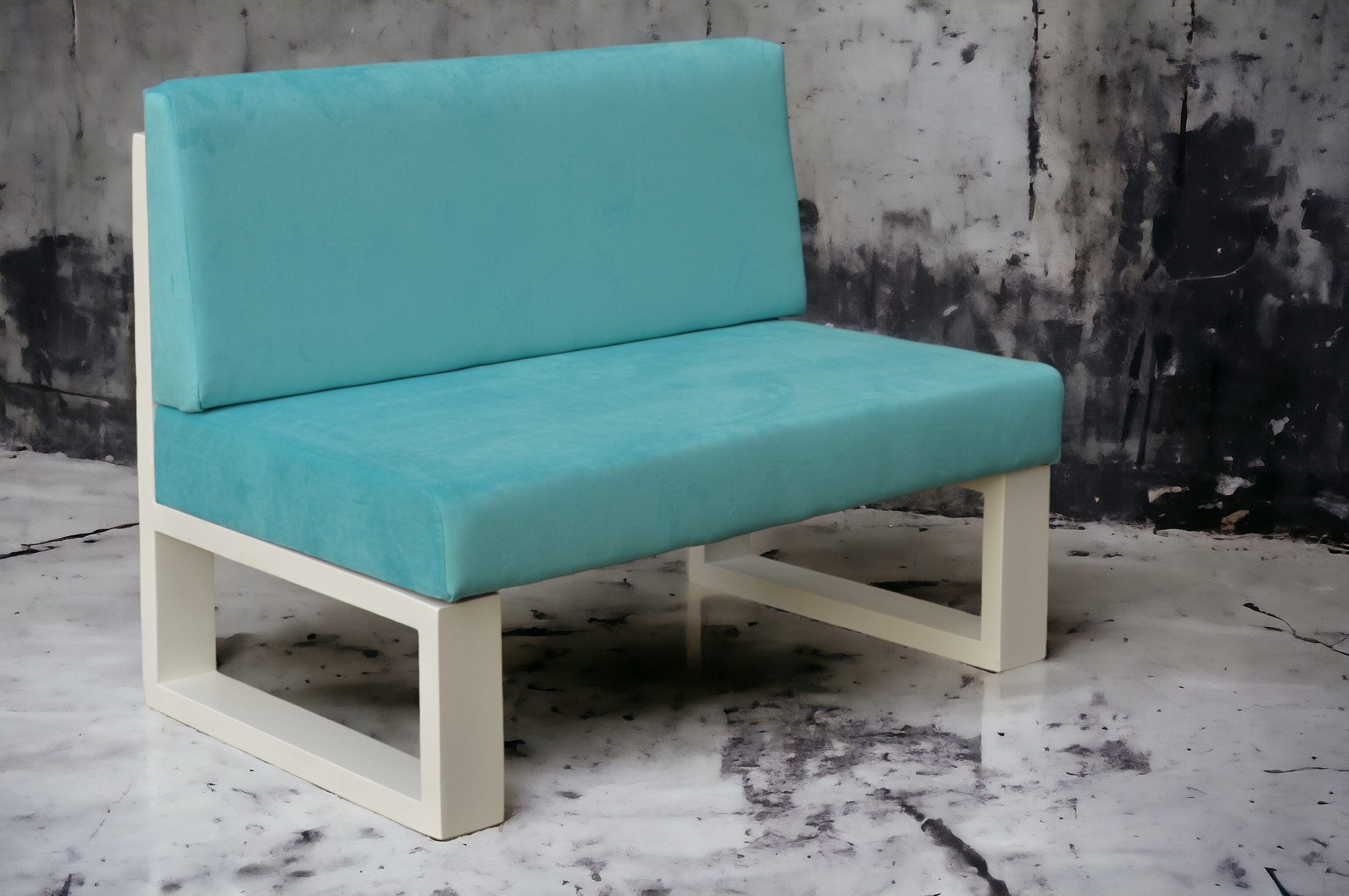 Диван Woodyloftstyle WLS D23 Лофт 1100x690x850 мм Бірюзовий (D-23/М-110/2/J/2/02) - фото 5 Диван Woodyloftstyle WLS D23 Лофт 1100x690x850 мм Бірюзовий (D-23/М-110/2/J/2/02) - фото 5