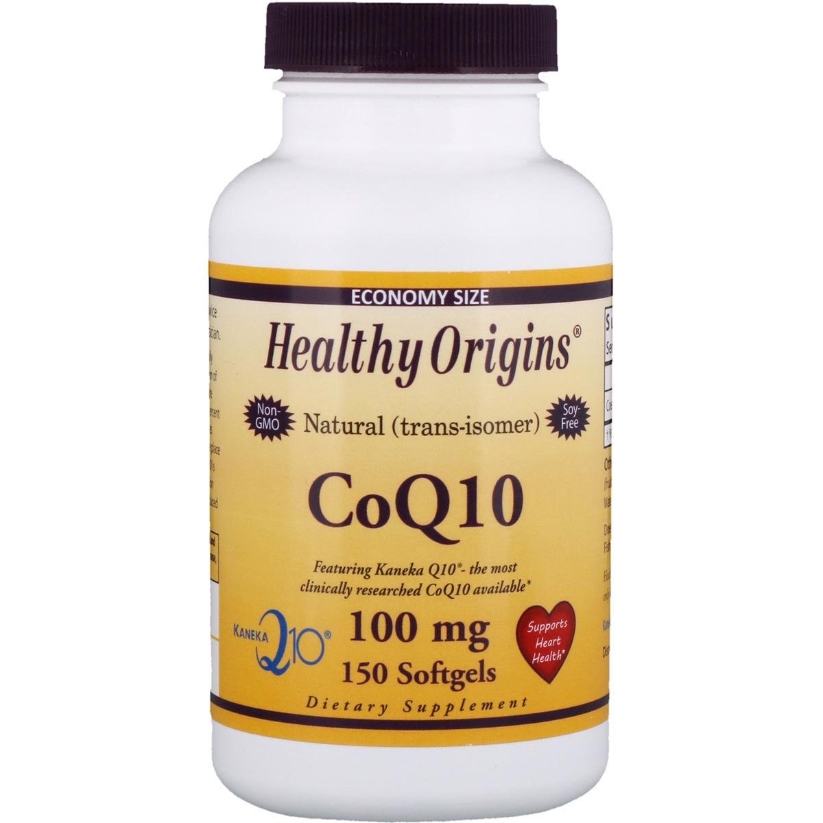 Коэнзим Q10 Healthy Origins Kaneka COQ10 150 желатиновых капс. 100 мг (4462)