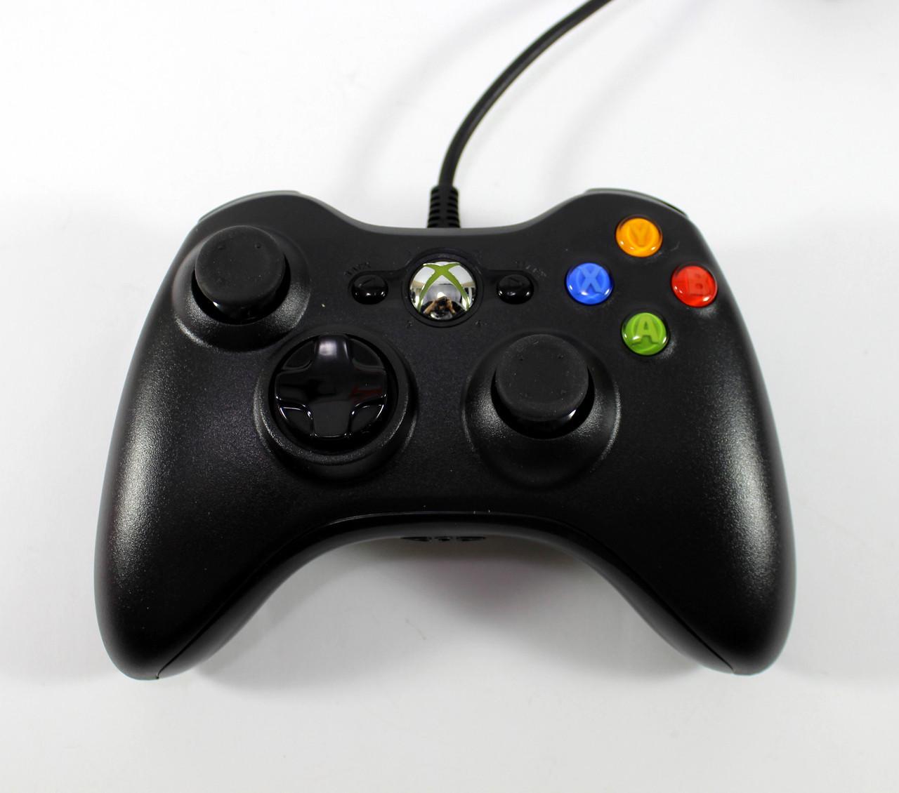 Проводной игровой джойстик для Xbox 360A Wireless Controller Черный (7123712) - фото 1