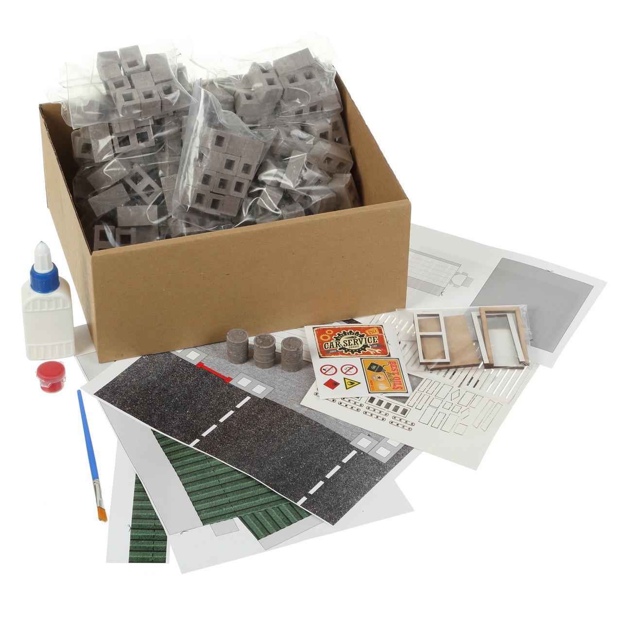 Конструктор керамічний із міні цеглинок Автосервіс - фото 5 Конструктор керамічний із міні цеглинок Автосервіс - фото 5