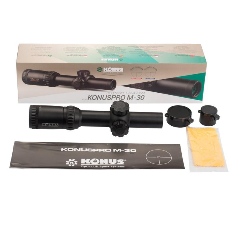 Оптичний приціл Konus M-30 24 мм 1-6x (agr80009) - фото 4