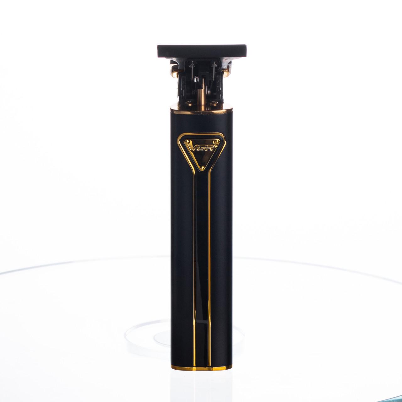 Триммер для стрижки волос VGR V-009 аккумуляторный 4 насадки Черный (7353) - фото 3