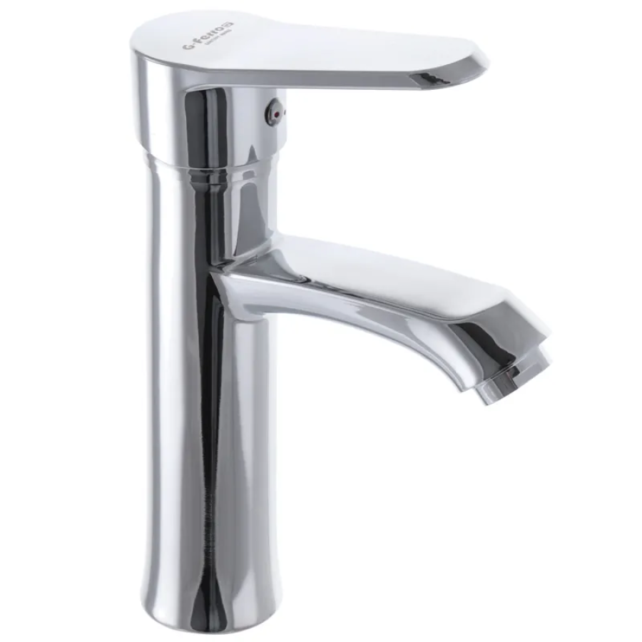 Смеситель для умывальника G-FERRO Mario-001 Chrome (GF1298)