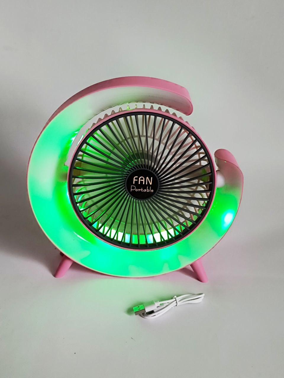 Вентилятор настольный F13 с аккумулятором и RGB подсветкой (2633809265) - фото 5 Вентилятор настольный F13 с аккумулятором и RGB подсветкой (2633809265) - фото 5