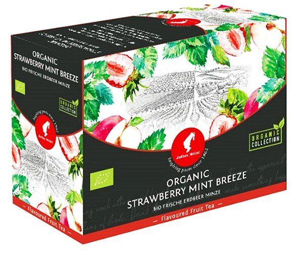 Чай фруктовый органический Julius Meinl Bio Клубнично-мятный бриз 20х4 г (77001081)