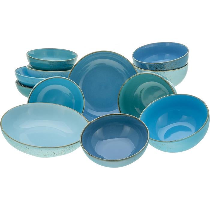 Набір мисок Creatable Nature Collection Aqua на 4 персони 12 пр. (33494232) Набір мисок Creatable Nature Collection Aqua на 4 персони 12 пр. (33494232)