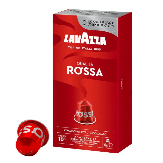 Кава в капсулах Nespresso Lavazza Qualita Rossa алюміній 10 шт. (2976274430) Кава в капсулах Nespresso Lavazza Qualita Rossa алюміній 10 шт. (2976274430)