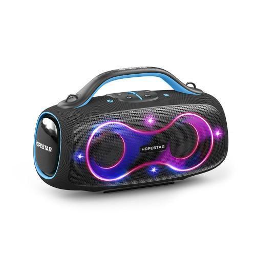 Портативна колонка HOPESTAR PARTYBOX 168 with 2pcs microphone 400W Чорний (2968810128)