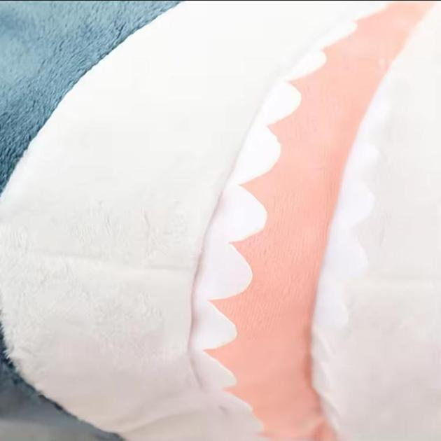 Іграшка м'яка Акула подушка для обіймів 45 см Синій (2117-13) - фото 9 Іграшка м'яка Акула подушка для обіймів 45 см Синій (2117-13) - фото 9