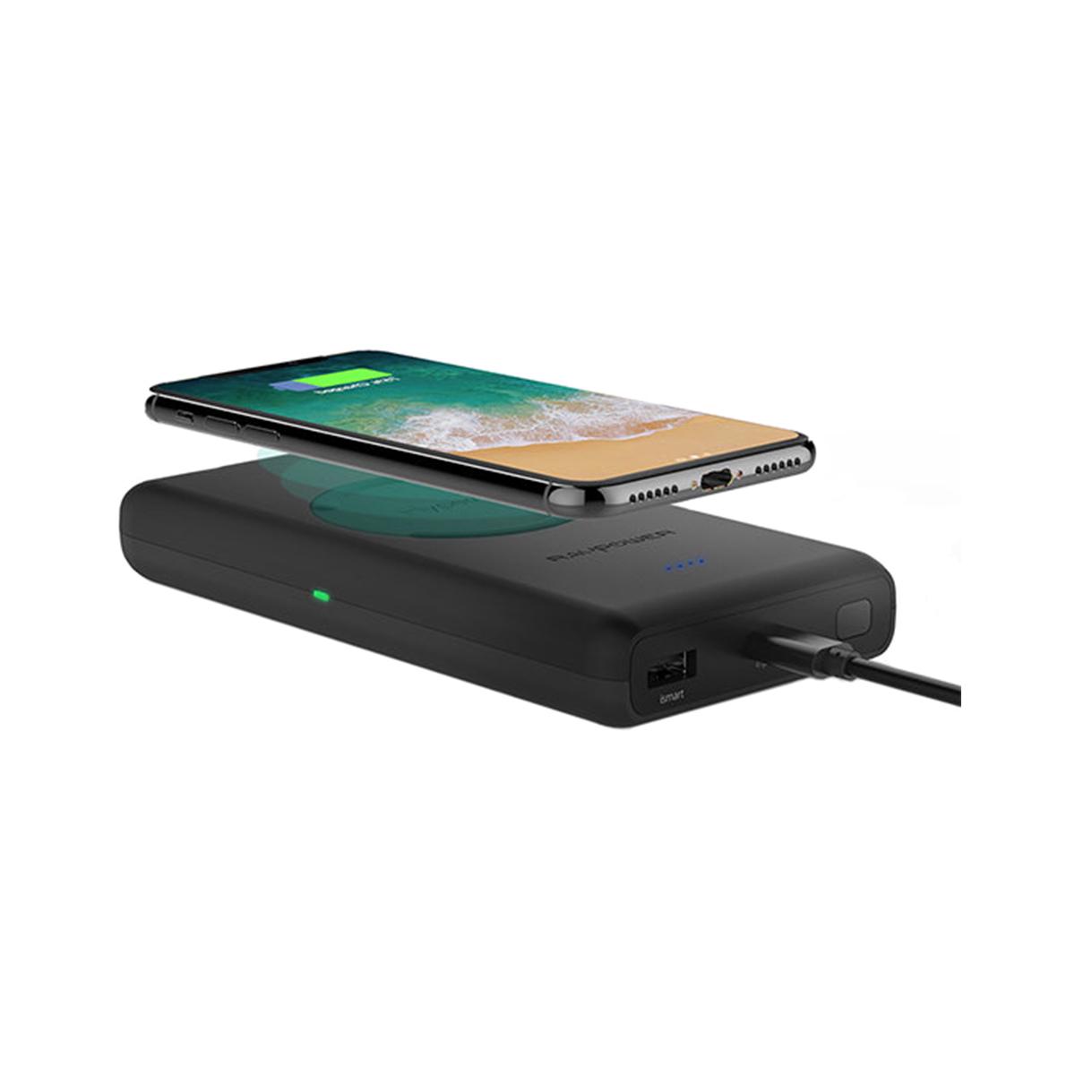 Мобильная батарея RAVPower 10400mAh Qi Fast Wireless Charging Power Bank (RP-PB080) - фото 3