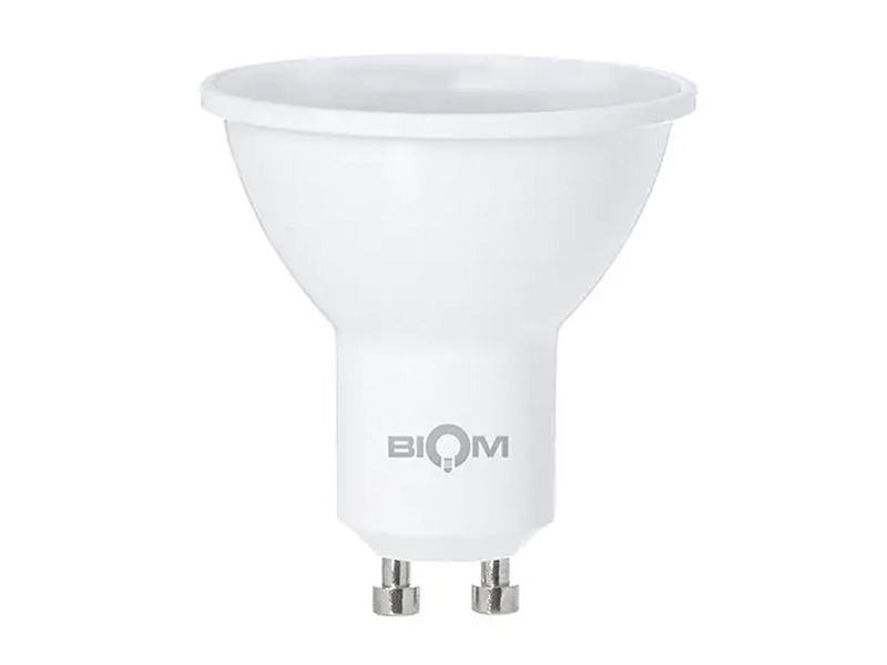Світлодіодна лампа Biom ВТ-594 MR16 9Вт GU10 220В 4500К матова Світлодіодна лампа Biom ВТ-594 MR16 9Вт GU10 220В 4500К матова