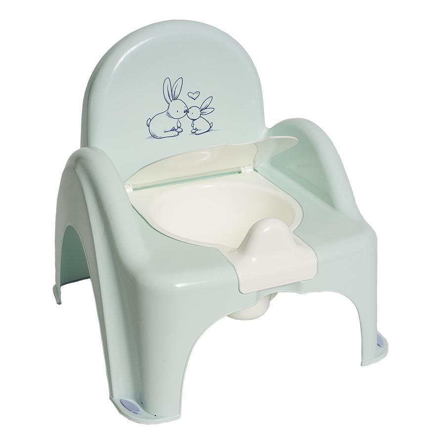 Горщик-стільчик Tega Baby Зайчики М'ятний (5902963008374 KR-012-105) Горщик-стільчик Tega Baby Зайчики М'ятний (5902963008374 KR-012-105)