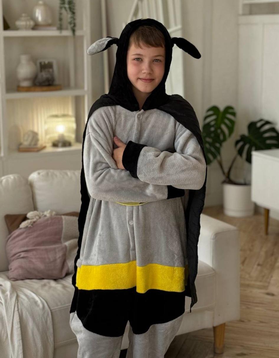 Кигуруми для взрослых Бэтмен S Серый