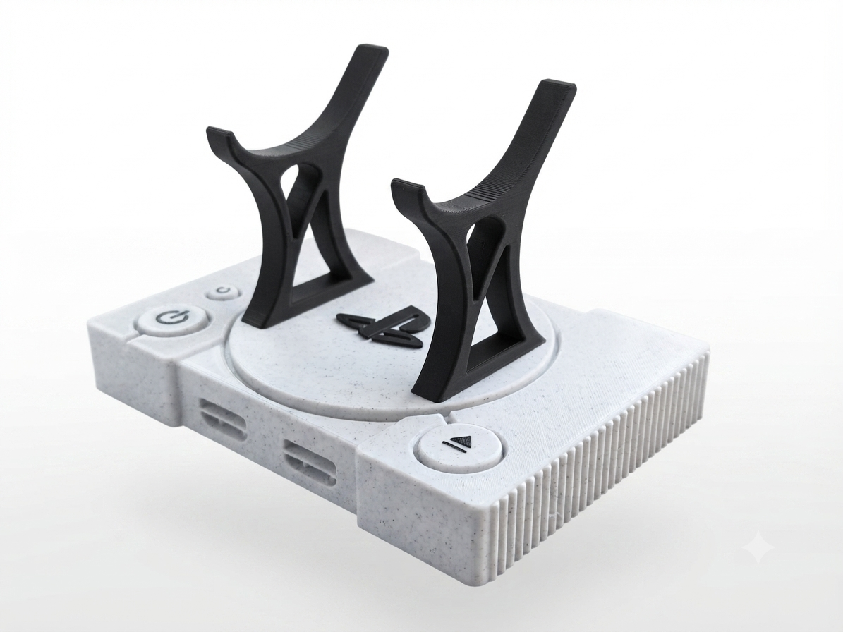 Подставка для геймпадов PlayStation в стиле PS1 (0833)