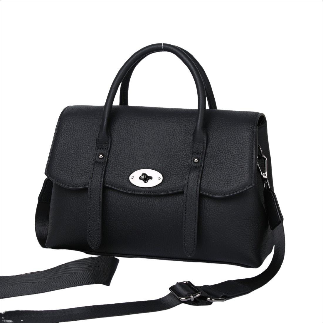 Женская сумка Royal Bag B24-W-8329A кожаная Черный (6967)