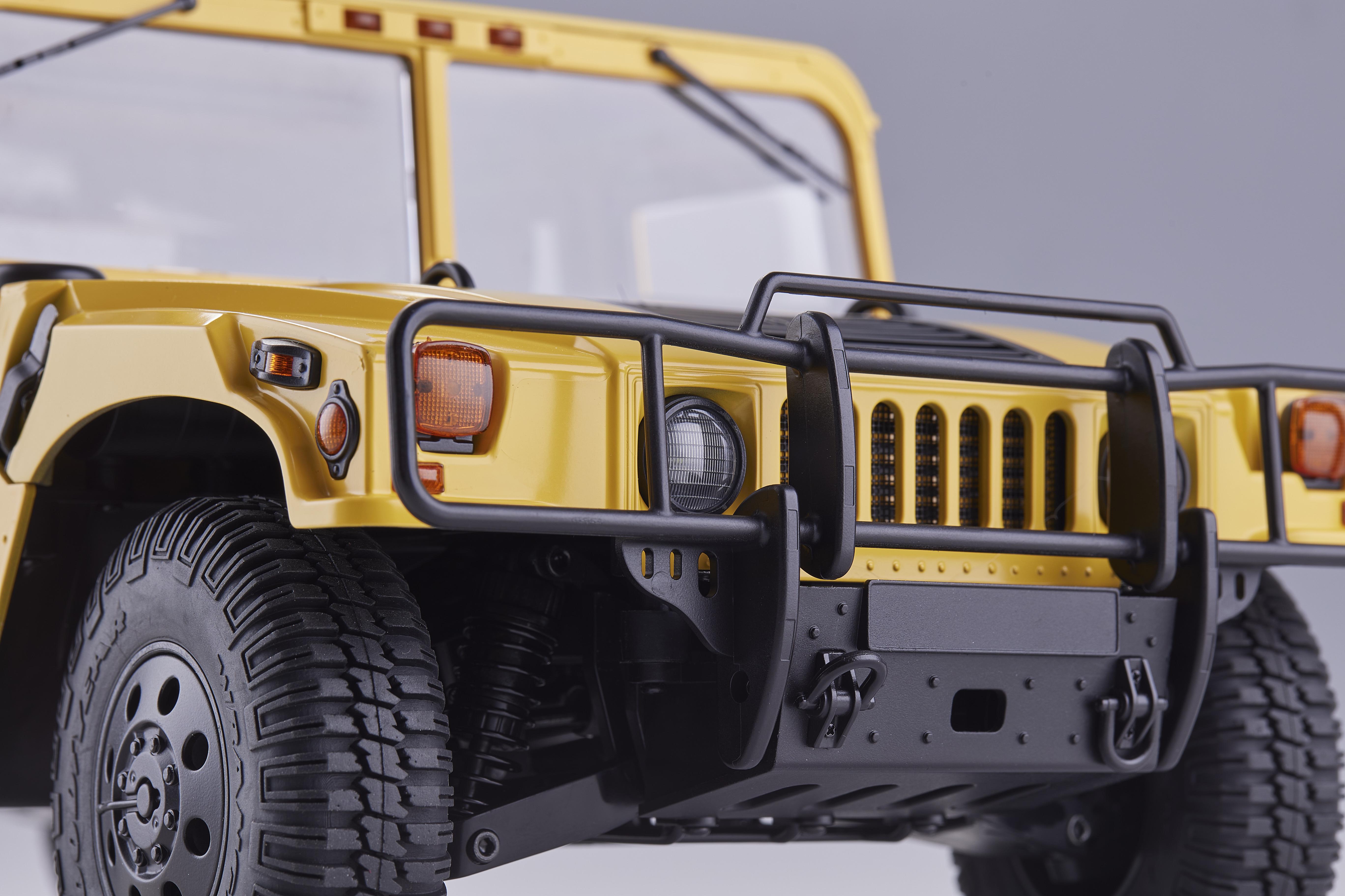 Машинка на радиоуправлении FMS 1:12 HUMMER RS Yellow - фото 16 Машинка на радиоуправлении FMS 1:12 HUMMER RS Yellow - фото 16