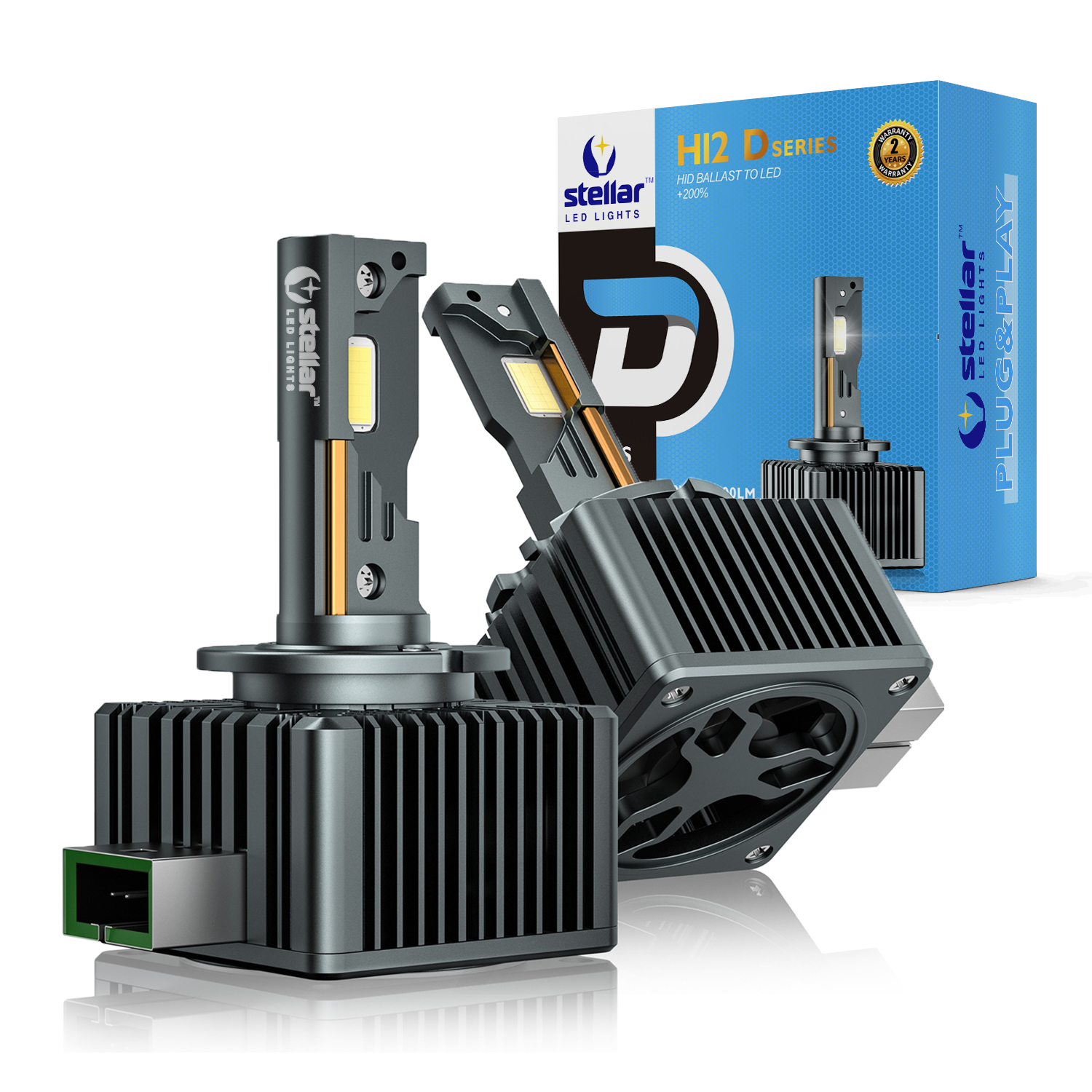 Автомлампа Stellar 75 W/4400LM/6000 K 2 шт. (D3S)