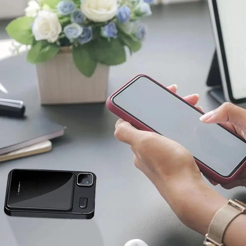 Повербанк 10000 mAh MagSafe беспроводнойЧ ерный (234575398_633) - фото 5