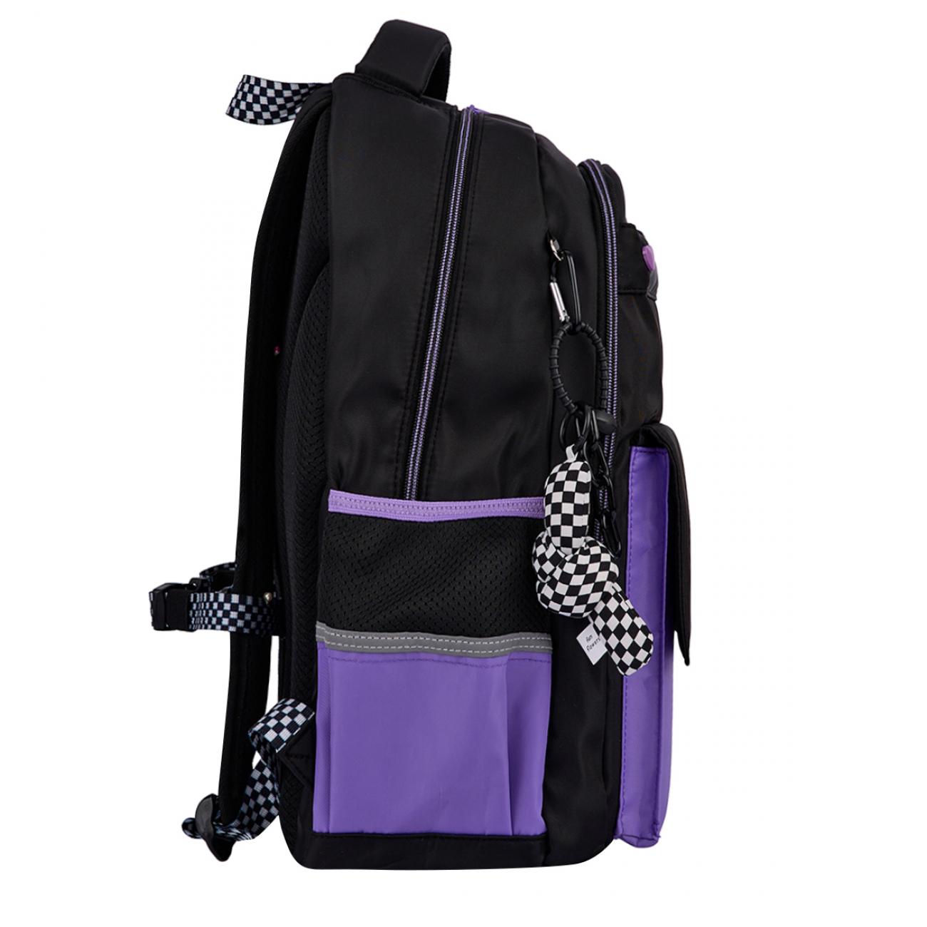 Шкільний рюкзак YES Purple Hearts TS-48 з ортопедичною спинкою (559923/995098) - фото 10 Шкільний рюкзак YES Purple Hearts TS-48 з ортопедичною спинкою (559923/995098) - фото 10