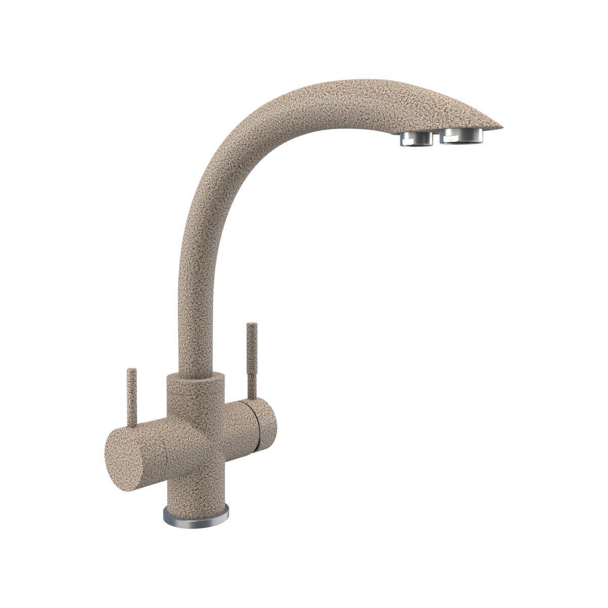 Смеситель Platinum 8203 HDF под фильтр Caramel