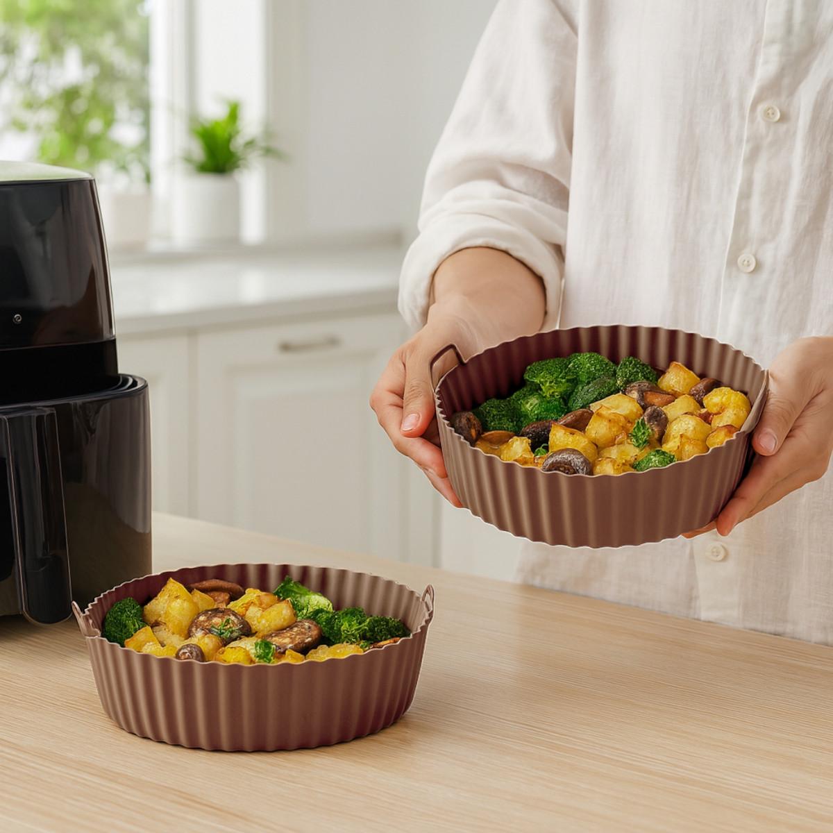 Набор силиконовых форм KITUA для аэрогриля мультипечи 2 шт. - фото 9 Набор силиконовых форм KITUA для аэрогриля мультипечи 2 шт. - фото 9