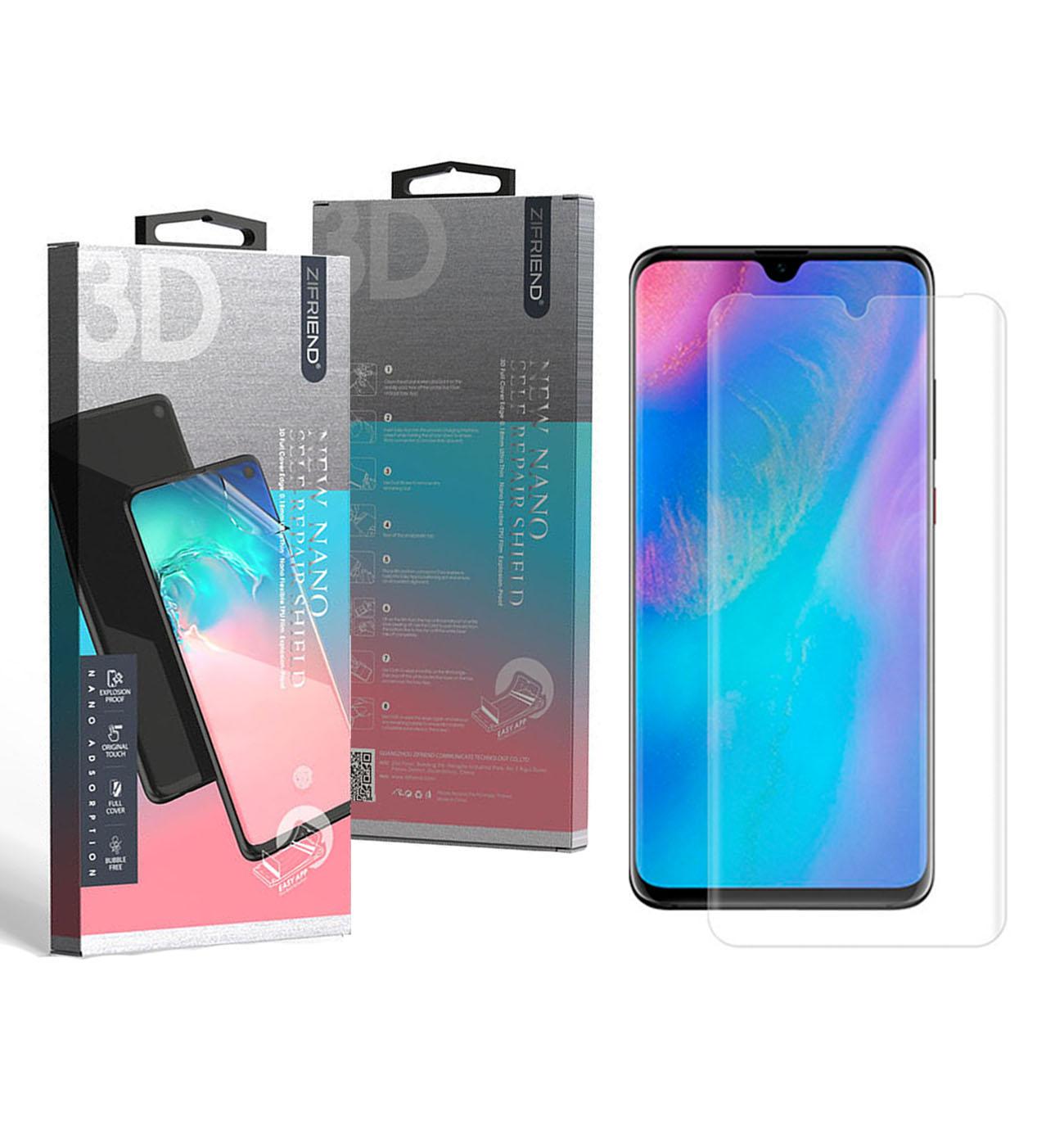 Защитная пленка ZIFRIEND 3D Full Cover Curved Edge для Huawei P30 Pro Crystal Clear (703685) - фото 7