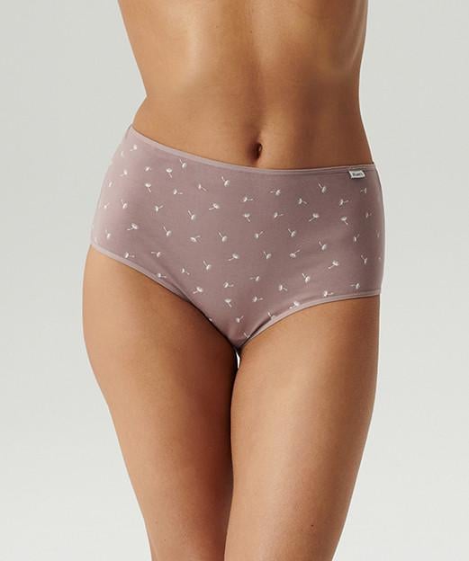 Набор трусов женских Atlantic 3LP-222 макси с завышенной талией и принтом хлопковых XL Кофейный/Розовый/Серый (2596973259) - фото 2 Набор трусов женских Atlantic 3LP-222 макси с завышенной талией и принтом хлопковых XL Кофейный/Розовый/Серый (2596973259) - фото 2