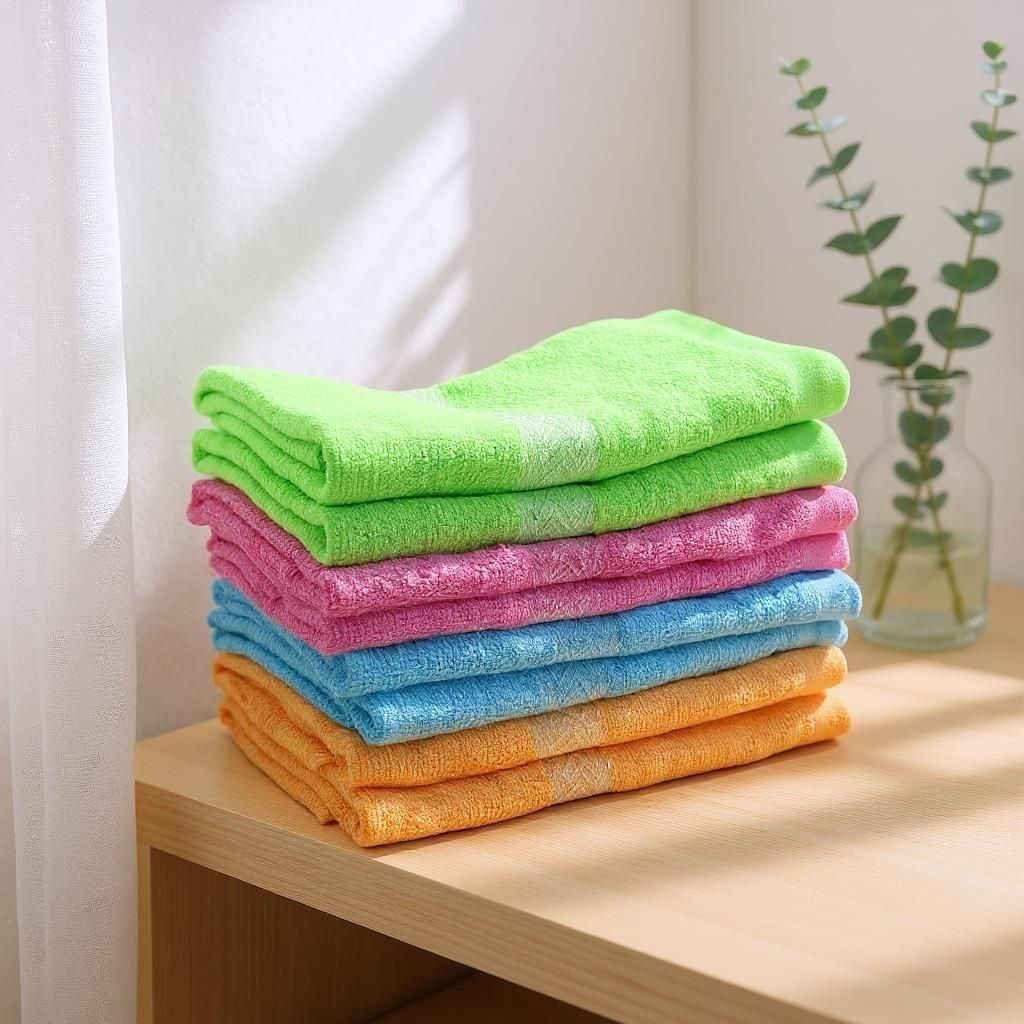 Набір махрових рушників 50x100 см Смужка 8 шт. (01813/multi8/WP)