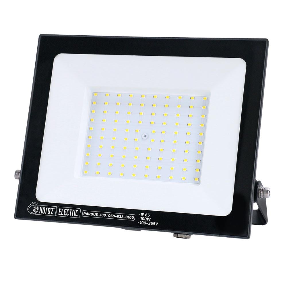LED-прожектор HOROZ ELECTRIC PARDUS-100 100W 6400K Черный (32963264)
