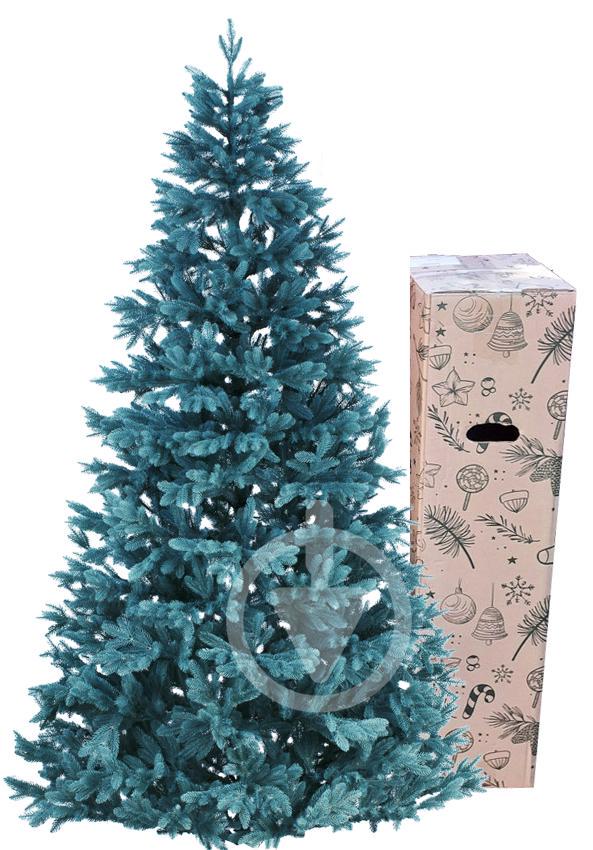 Штучна ялинка Преміум лита 1,8 м на металевій підставці Блакитний (Прем.Г-180) - фото 1 Штучна ялинка Преміум лита 1,8 м на металевій підставці Блакитний (Прем.Г-180) - фото 1