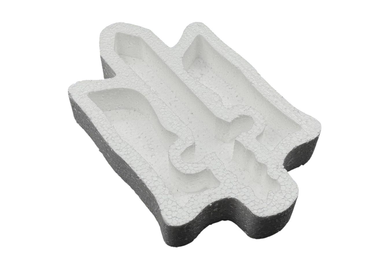 Пенобокс для декорирования пенопластовая заготовка для рукоделия 32х20 см Белый (PNB-098)