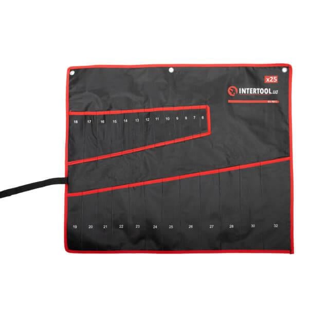 Чехол для гаечных ключей Intertool BX-9011 25 карманов (10307511)