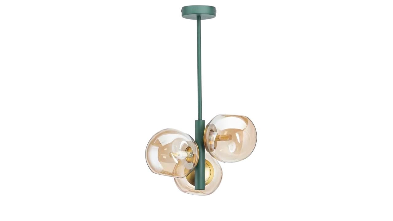 Світильник підвісний Allegro Green/Amber (PL-520 Allegro/GREEN+AMBER) - фото 1 Світильник підвісний Allegro Green/Amber (PL-520 Allegro/GREEN+AMBER) - фото 1