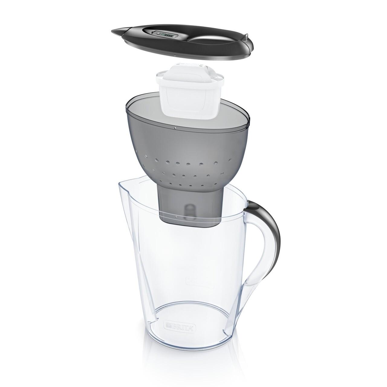 Фильтр для питьевой воды-кувшин BRITA 1052794 Marella Memo MXPro 2,4 л Графитовый - фото 2