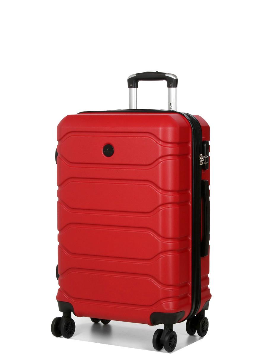 Чемодан дорожный средний Airtex M 613 69 л 64х43х25 см Красный