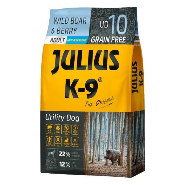 Корм для собак JULIUSК-9 Wild Boar&Berry гипоаллергенный беззерновой 10 кг (000019784)