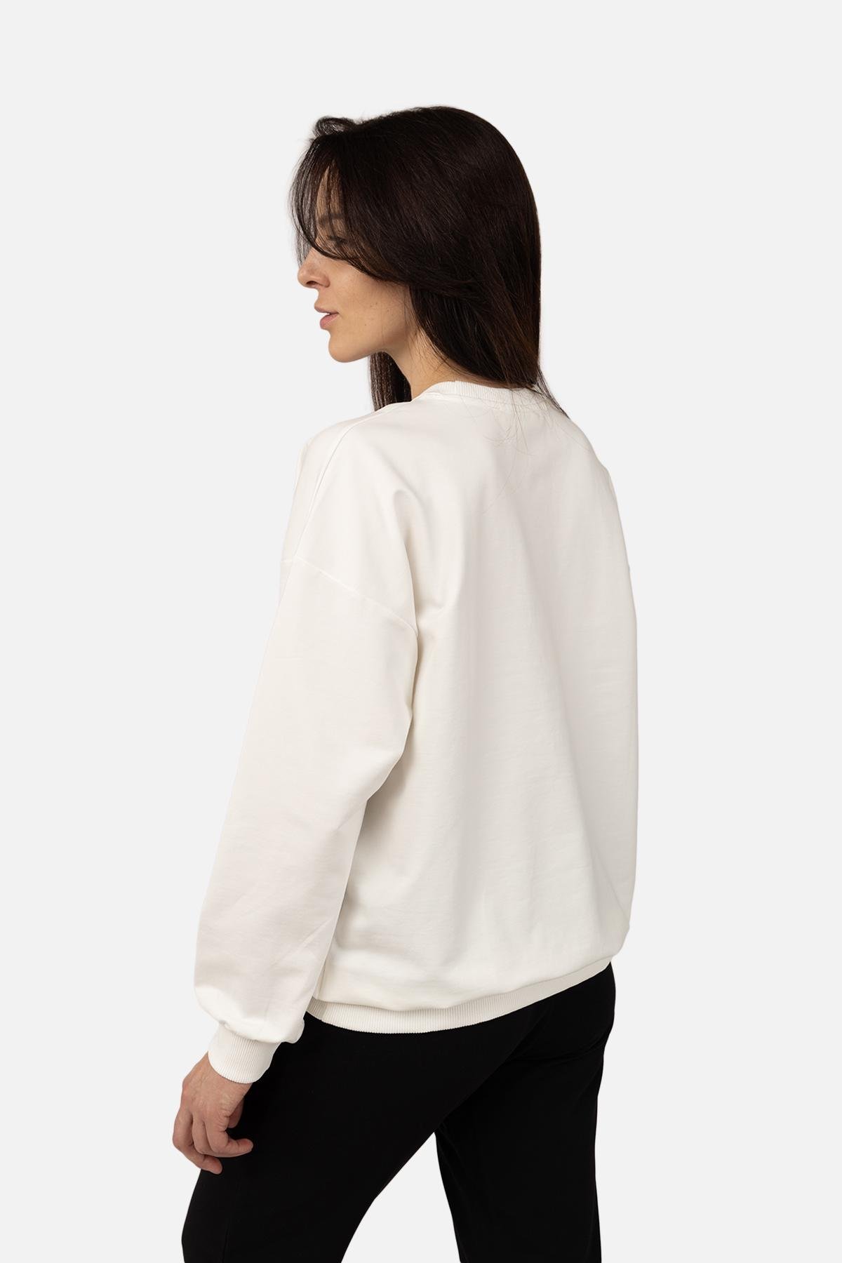 Світшот жіночий ЦБ-00266288 р. 48 Молочний (SKT001035636) - фото 4 Світшот жіночий ЦБ-00266288 р. 48 Молочний (SKT001035636) - фото 4