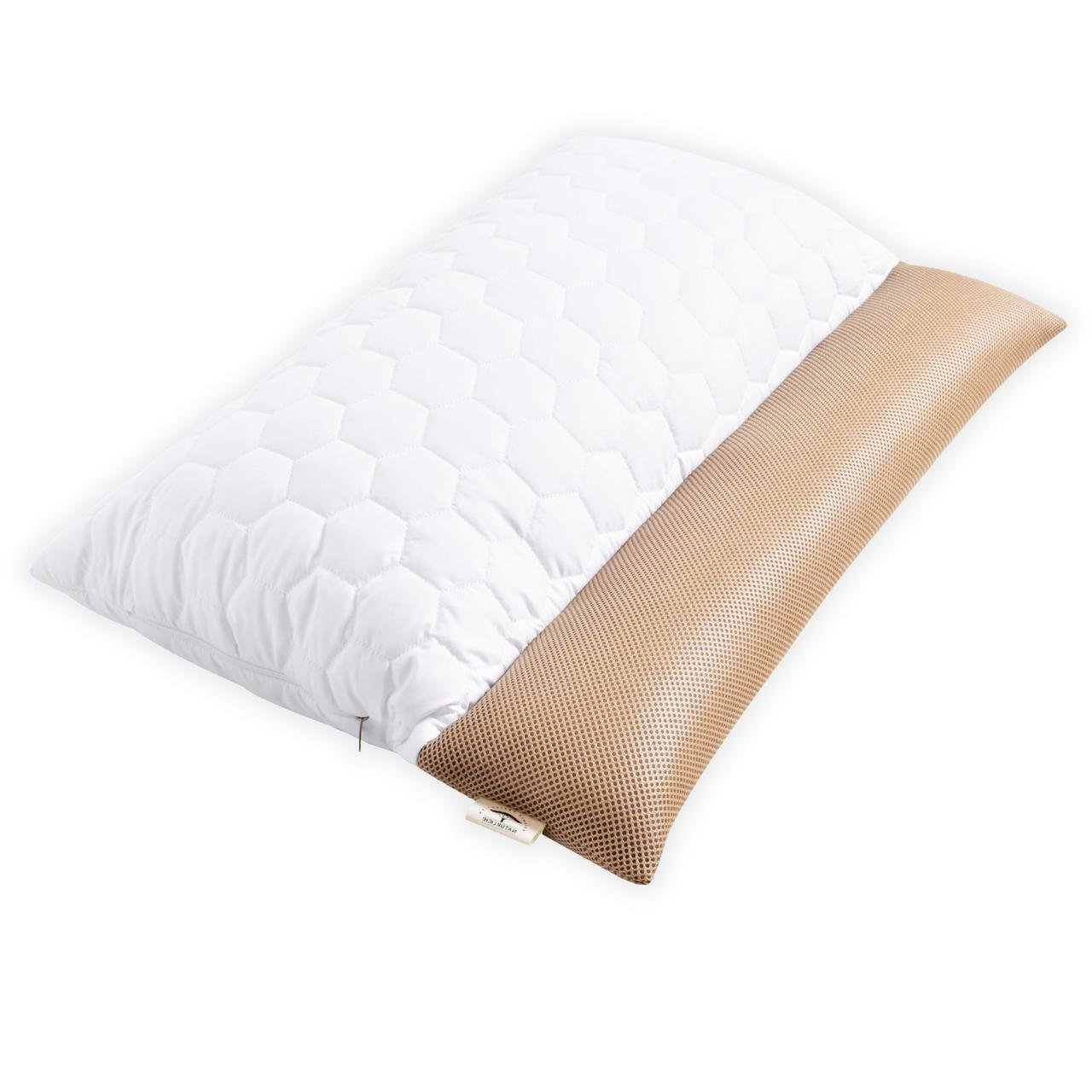 Подушка ортопедична IDEIA Гречаний Комфорт 50х70 см з валиком для підтримки шиї та наволочкою (25898149) Подушка ортопедична IDEIA Гречаний Комфорт 50х70 см з валиком для підтримки шиї та наволочкою (25898149)