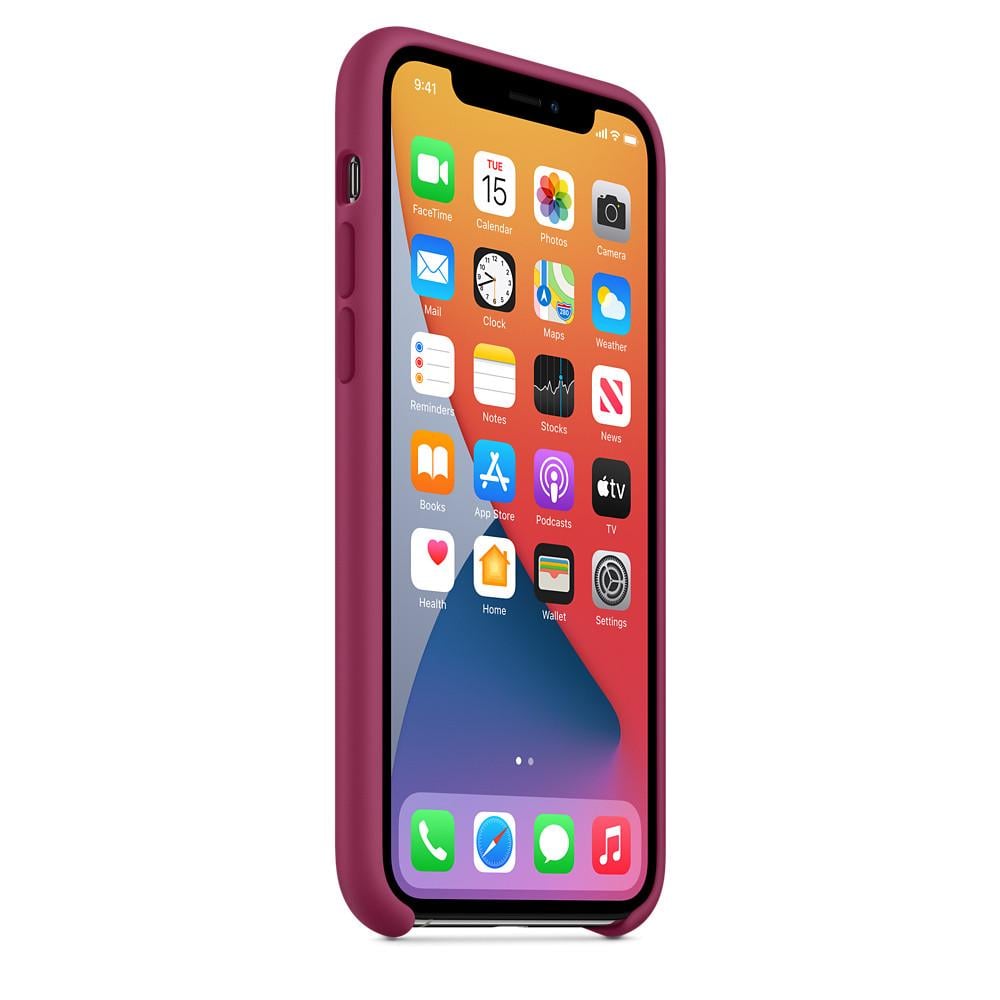 Силіконовий чохол-накладка Apple Silicone Case for iPhone 11 Pro, Pomegranate (HC) - фото 5